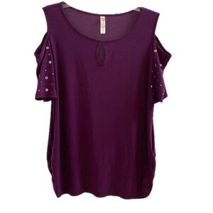 Women's/Juniors Cold Shoulder Top Size: Large